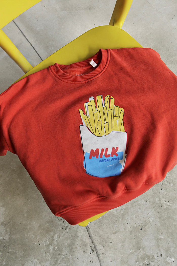 Sweat Kids Milk Before Fries