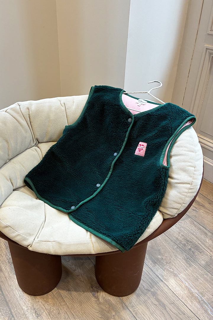 Veste Sherpa Green Forest