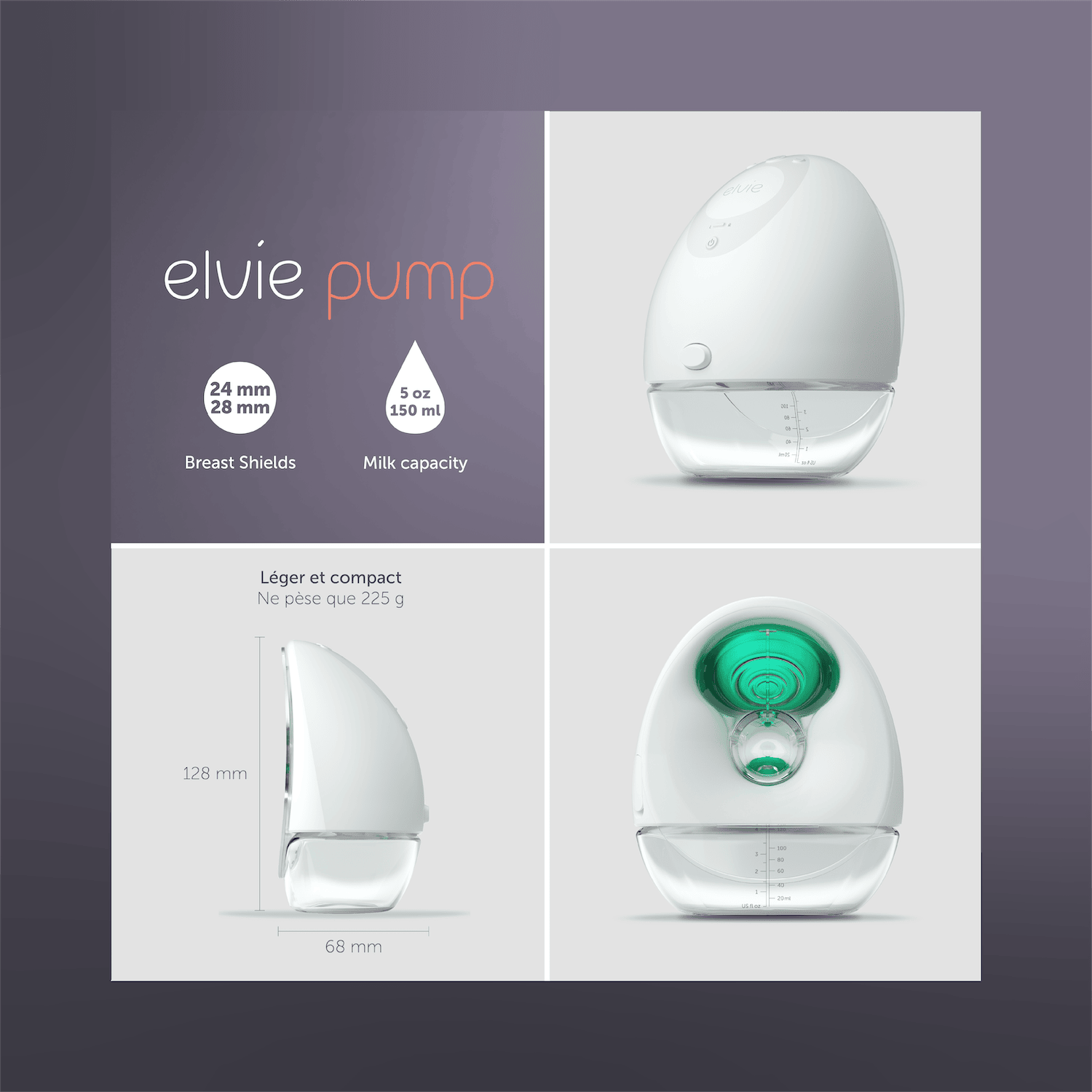 Elvie Pump - Tire-Lait Électrique Double