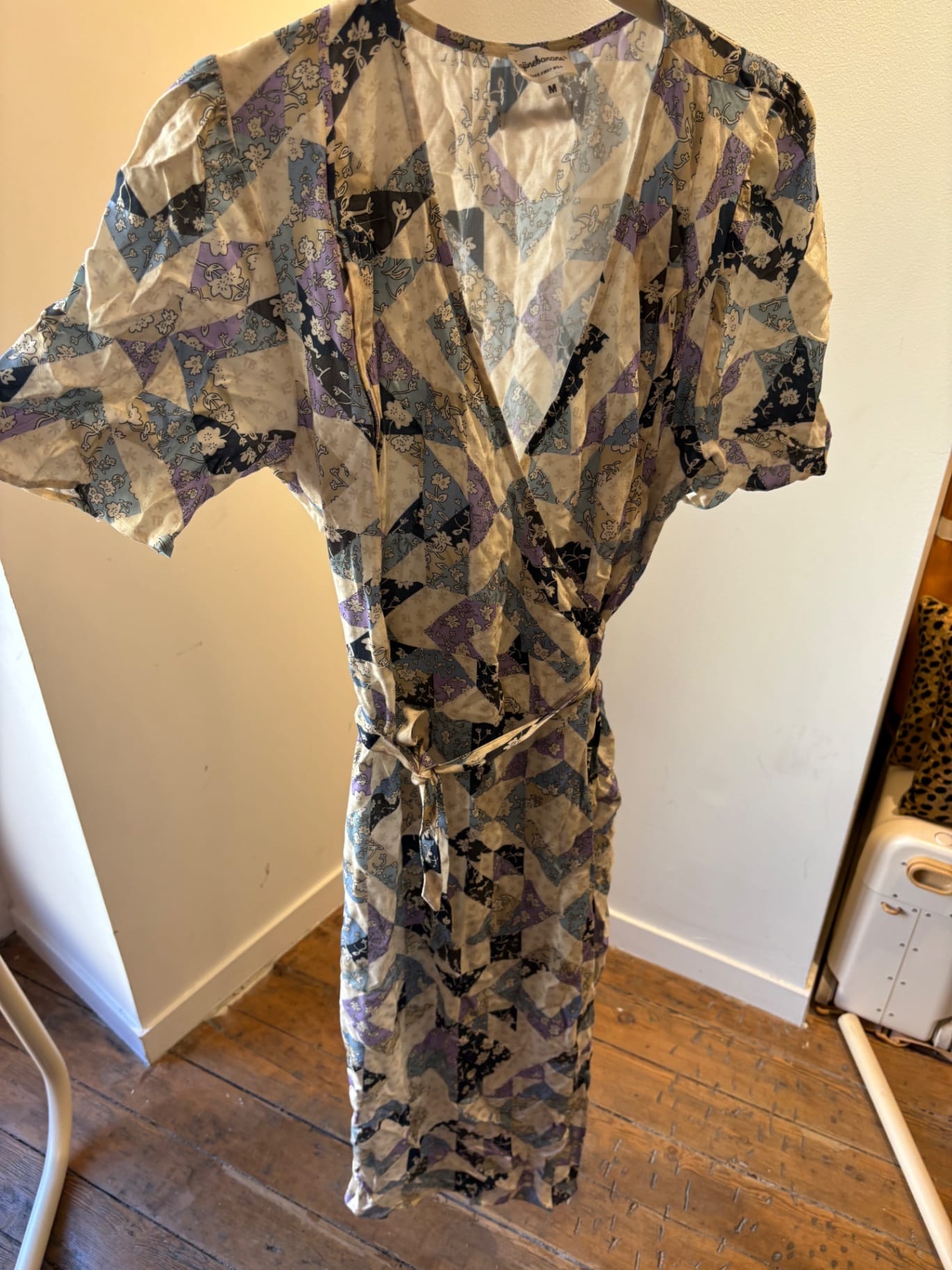 Robe mom patchwork