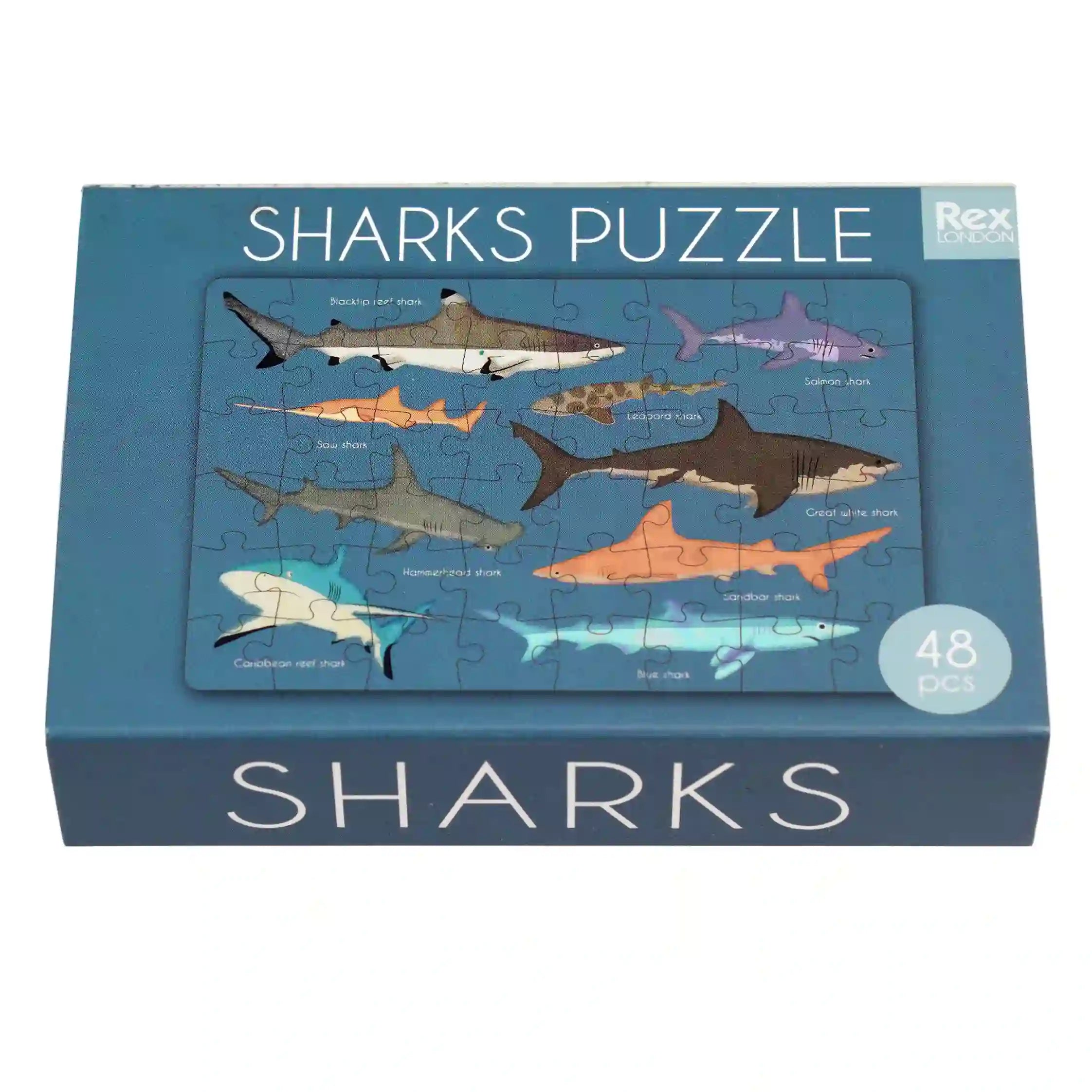 Rex london - Puzzle boîte d'allmettes requin