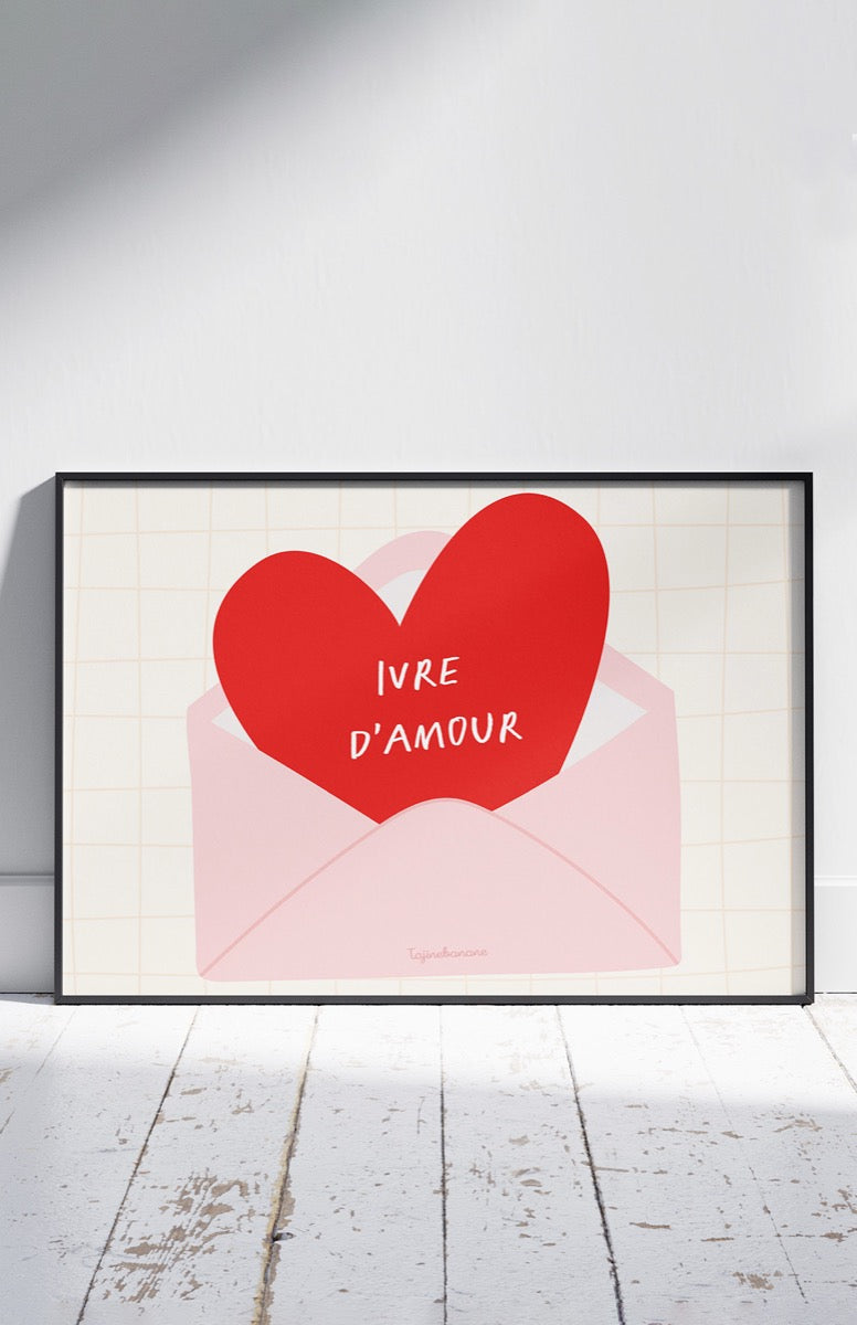 La mini'affiche Ivre d'amour.