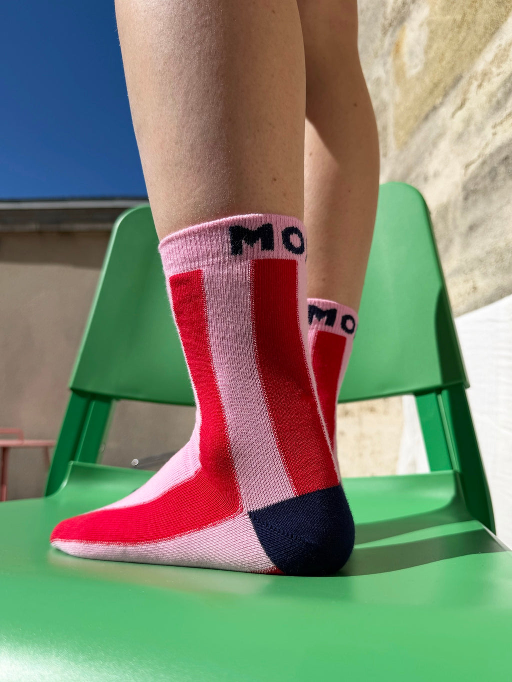 Chaussettes MOM pink & blue
