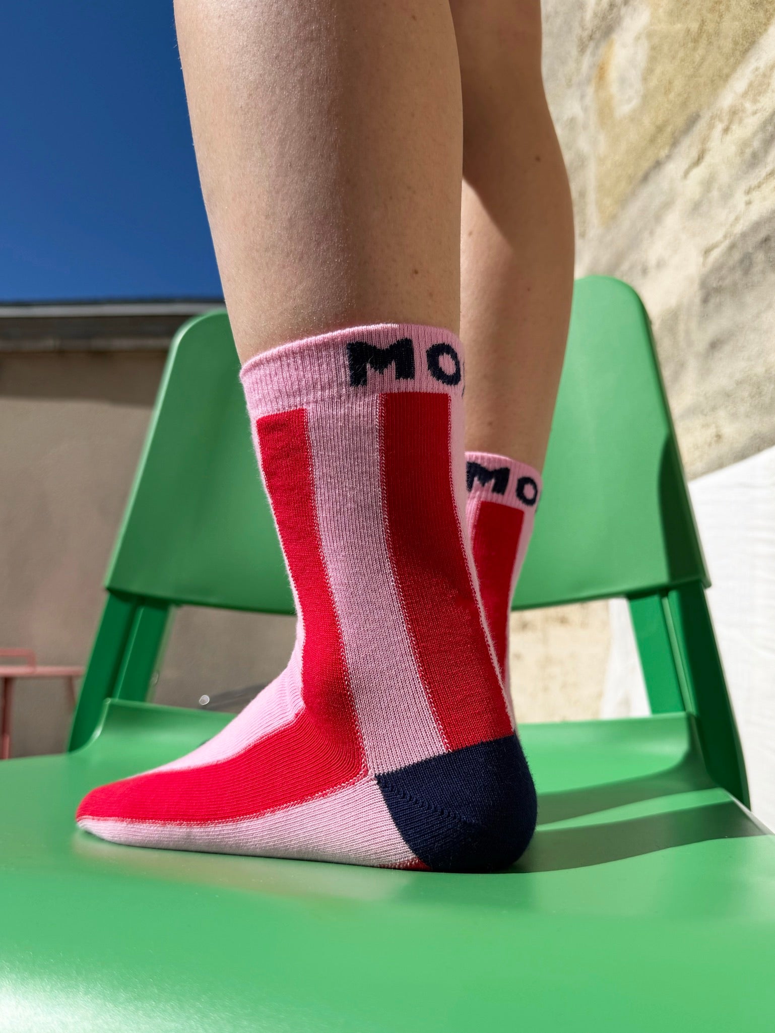 Chaussettes MOM pink & blue