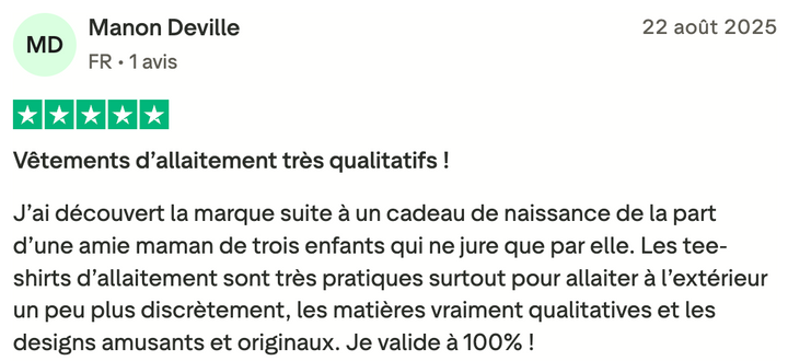 Avis client