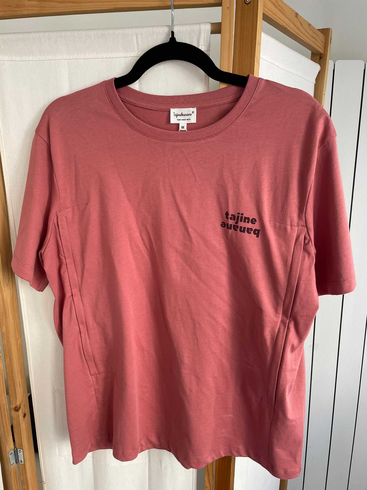 T-shirt Allaitant La P'allaite - Vintage Rose - M