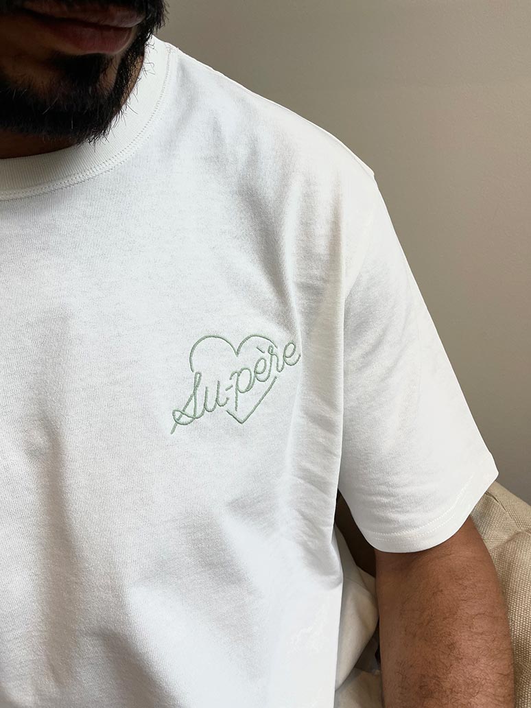 Supère vintage blanc - XXL