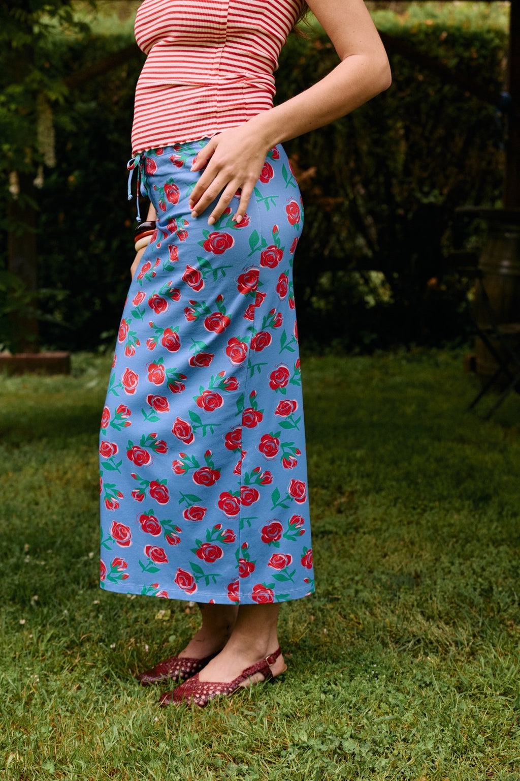 Jupe Blue Rose