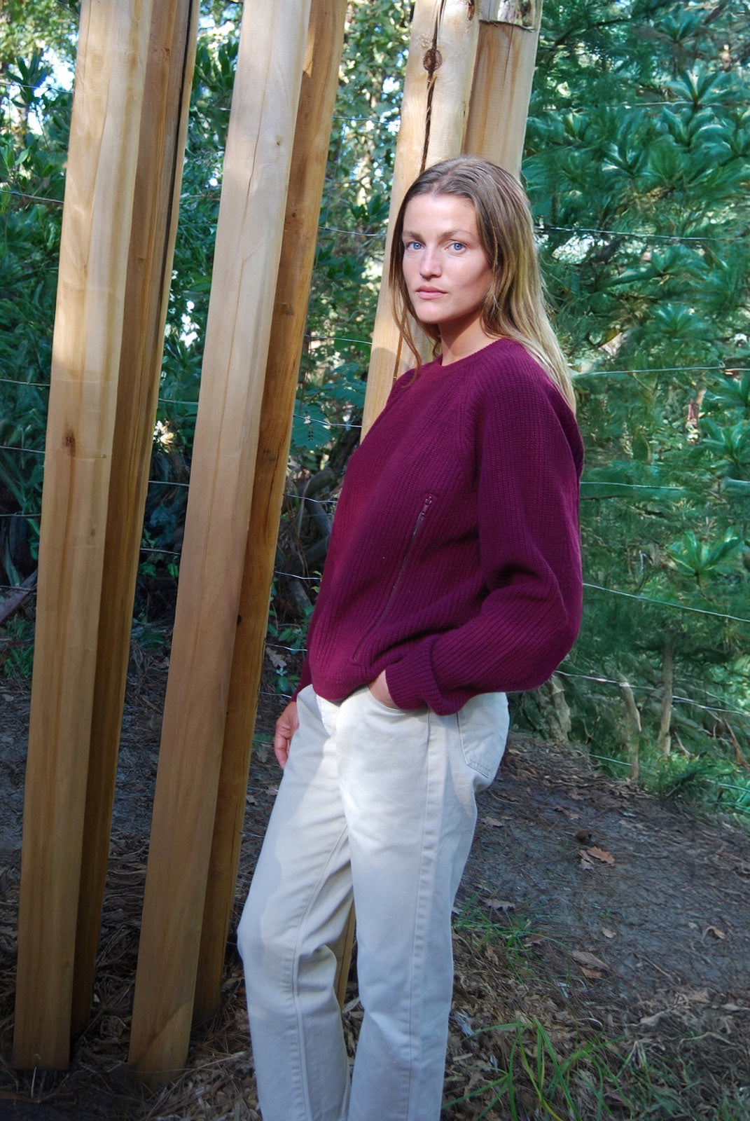 Pull-up Allaitant - Burgundi