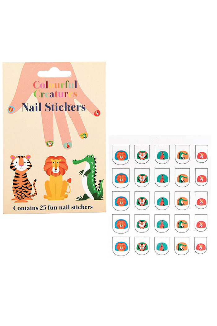 Rex London - Stickers ongles Colorful Creatures