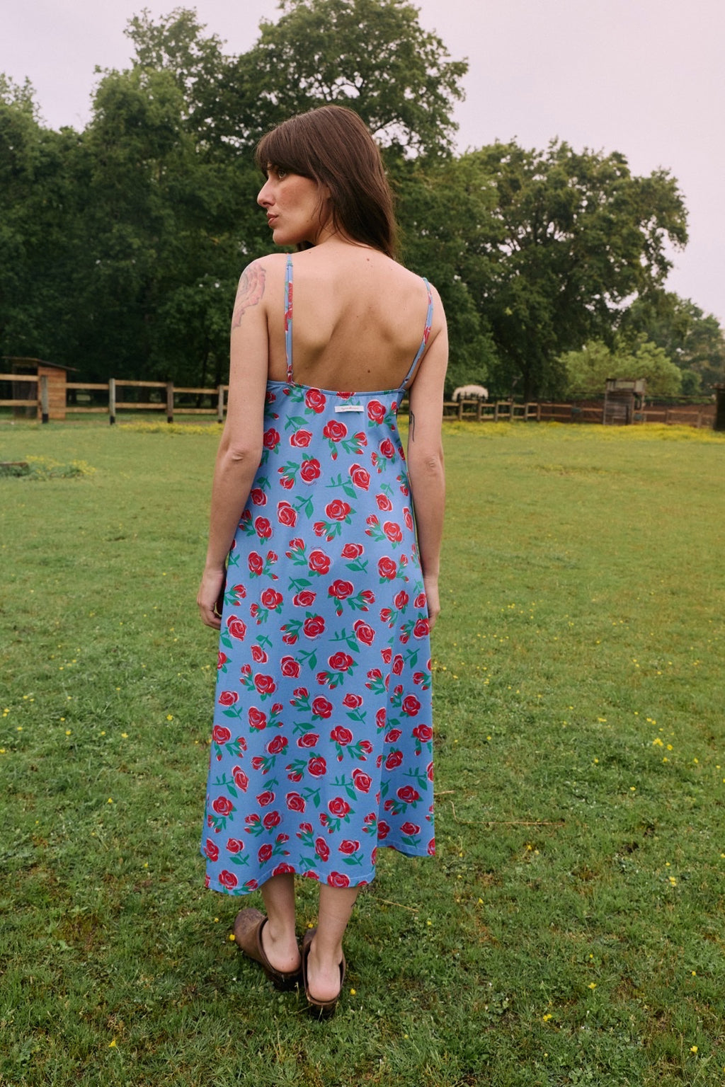Robe Allaitante Blue Rose