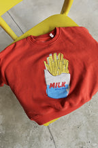 Sweat Kids Milk Before Fries