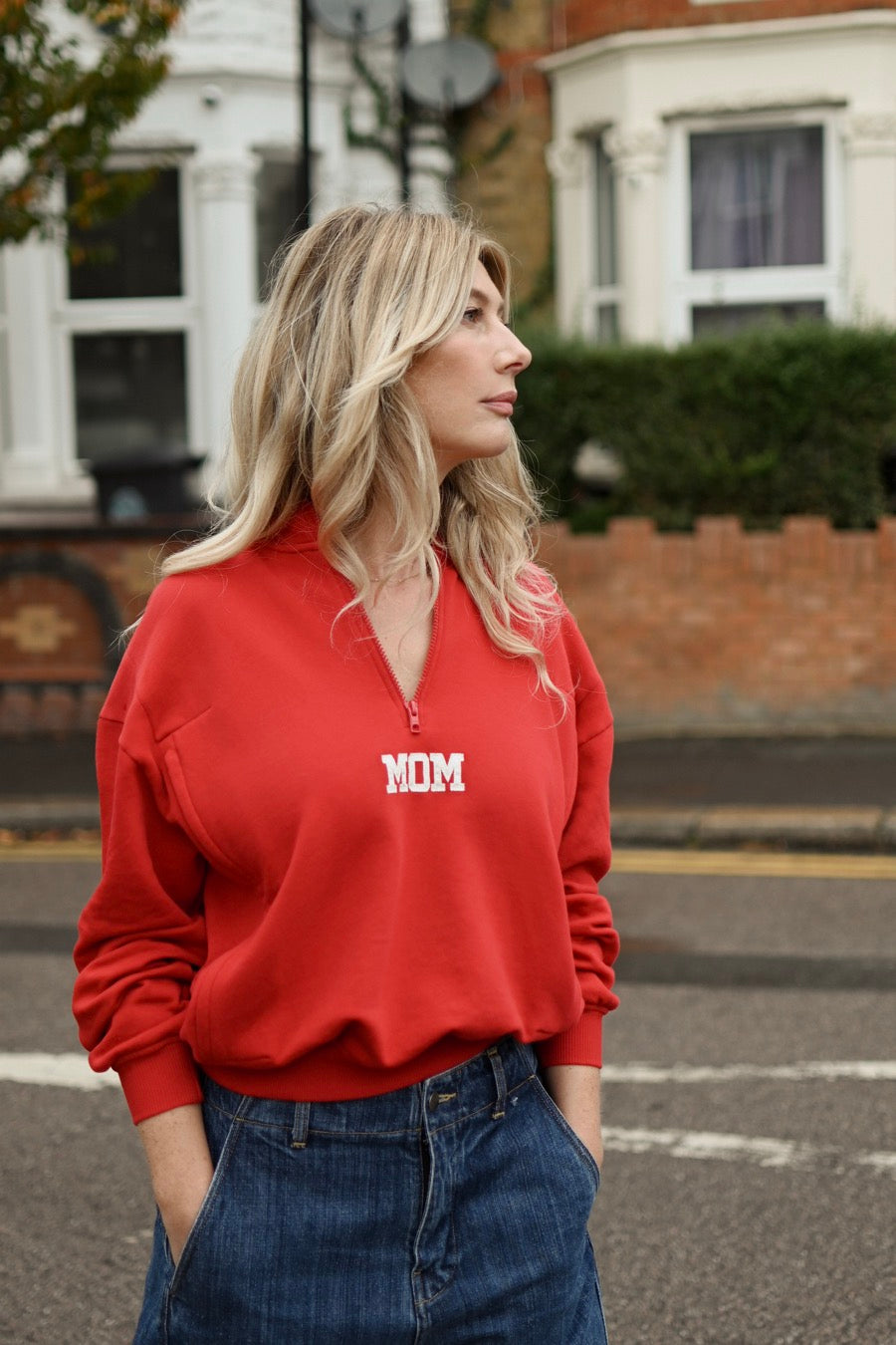 Sweat Allaitant Mom Red