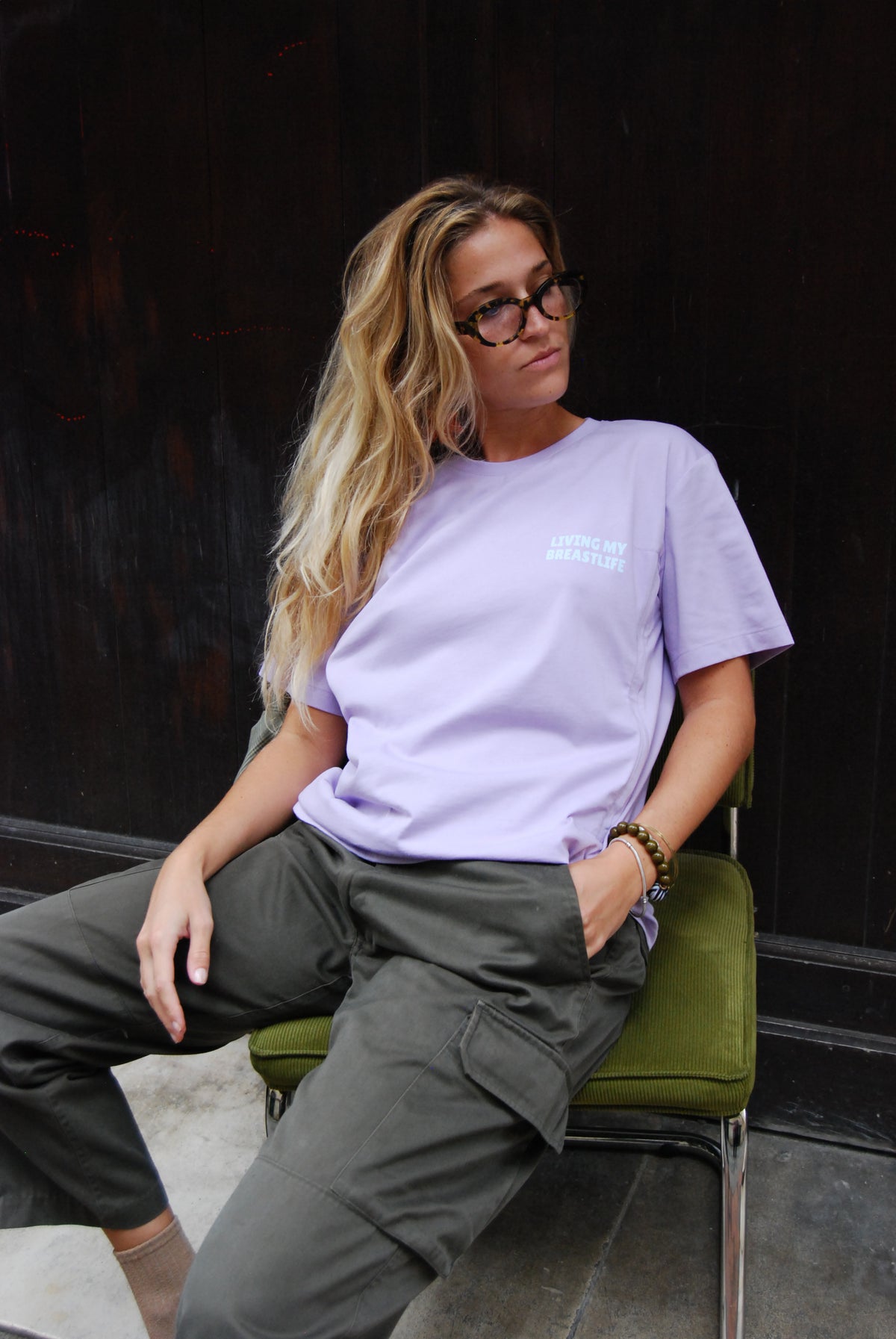 T-shirt Allaitant Anywhere, Anytime.