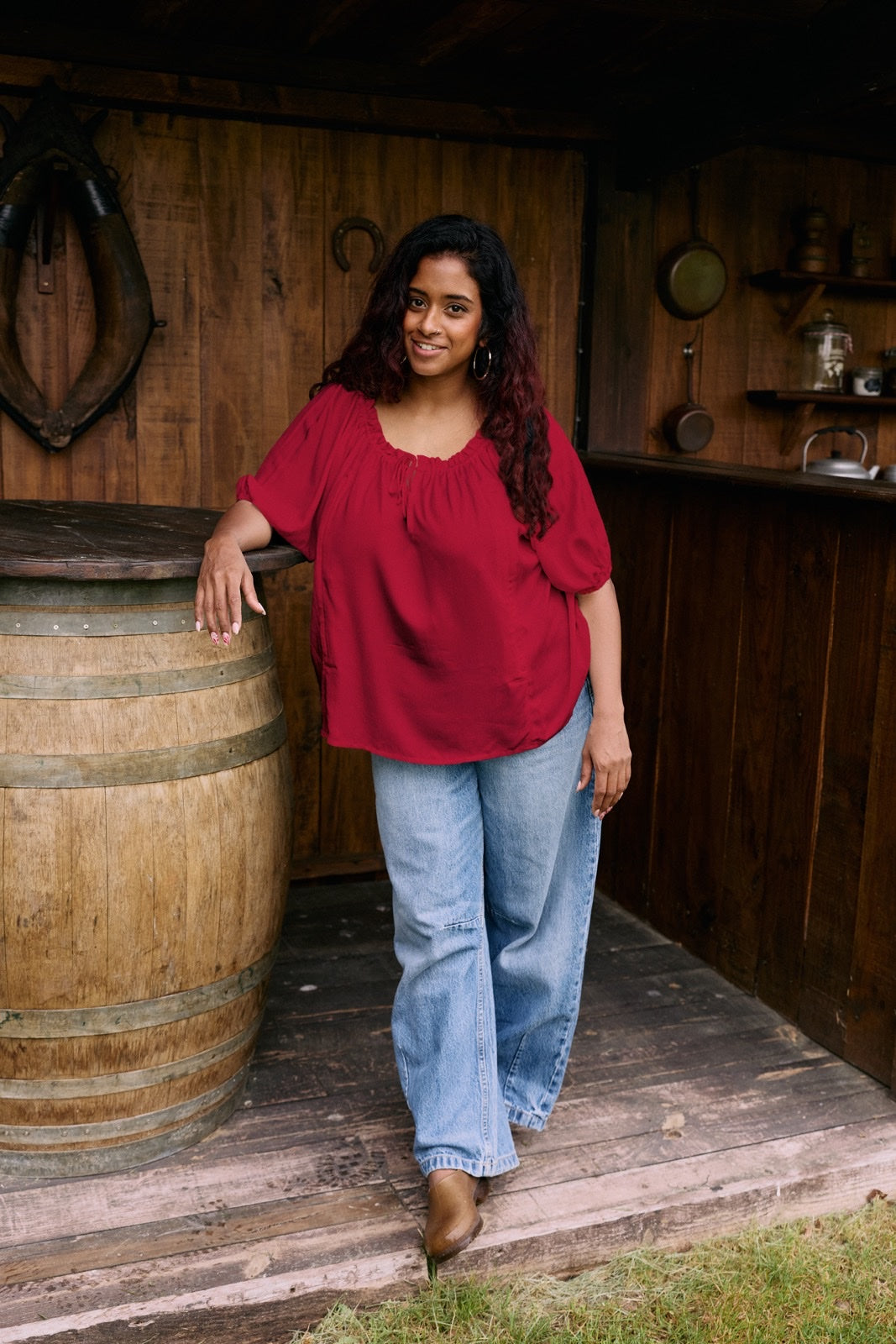 Blouse Allaitante Coeur brûlant