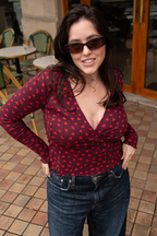 Blouse Cache-coeur Allaitante Lait Me Love You