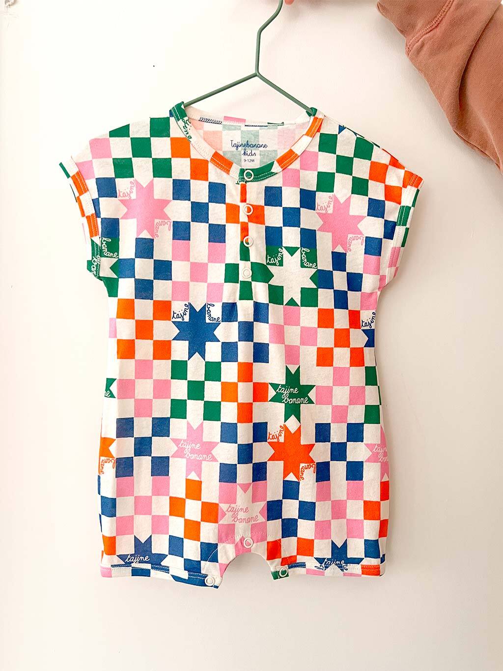 Combi bébé damier