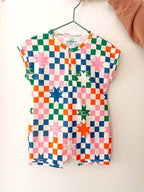 Combi bébé damier