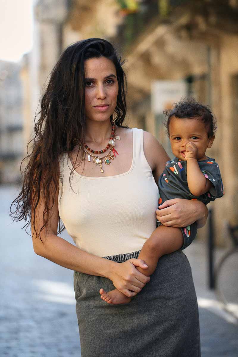 Top mom - Écru - M