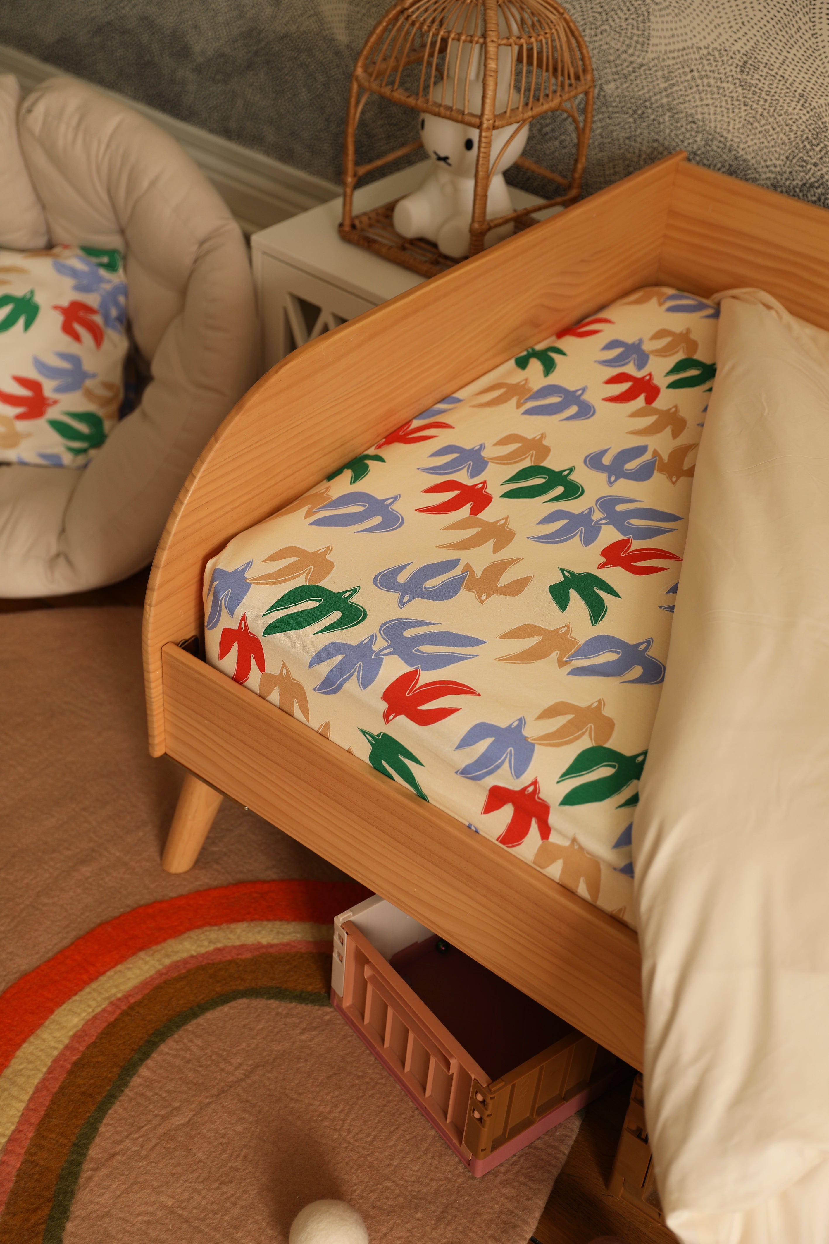 Cosy Bird Nest - Duvet Cover + Pillowcase