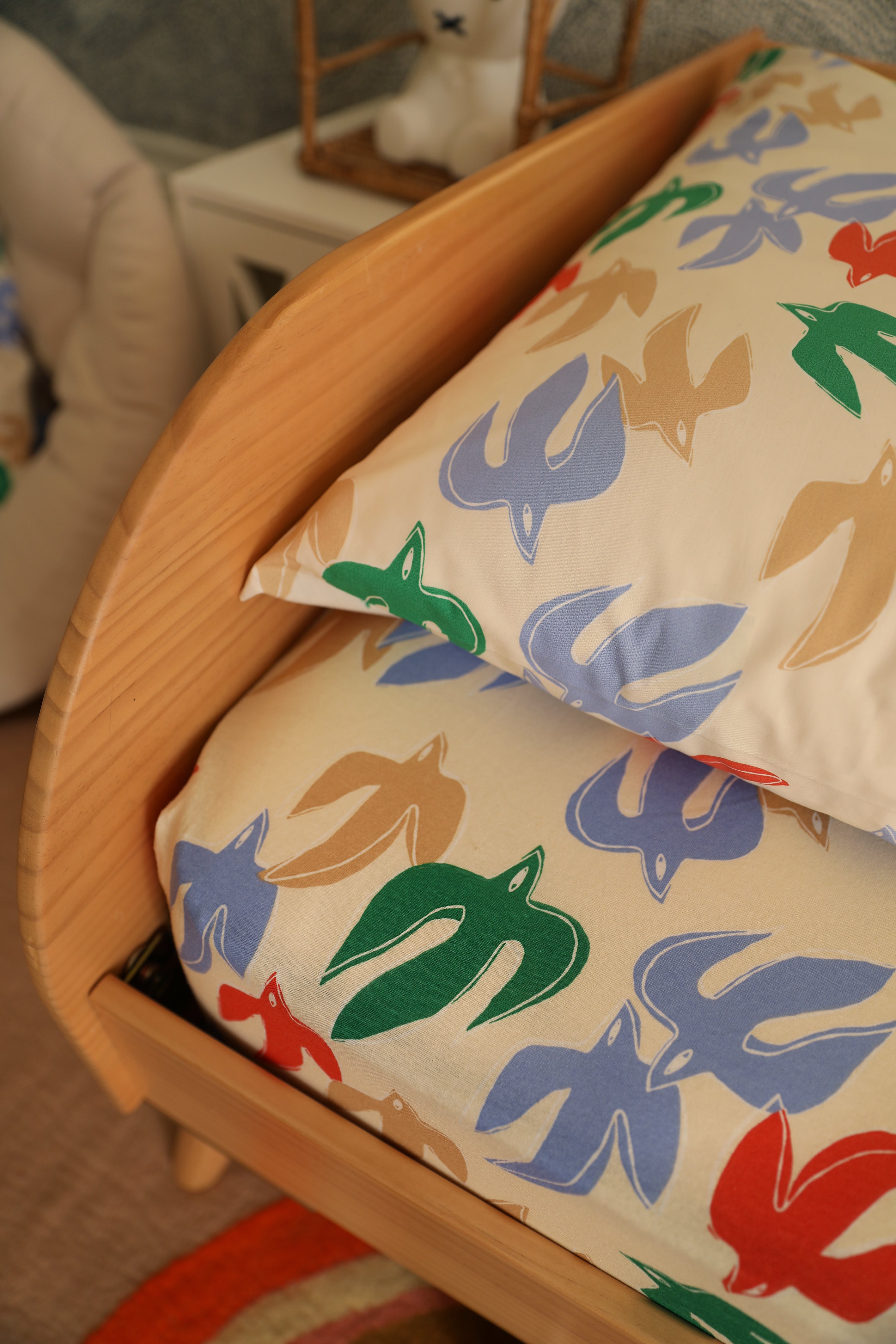 Cosy Bird Nest - Duvet Cover + Pillowcase