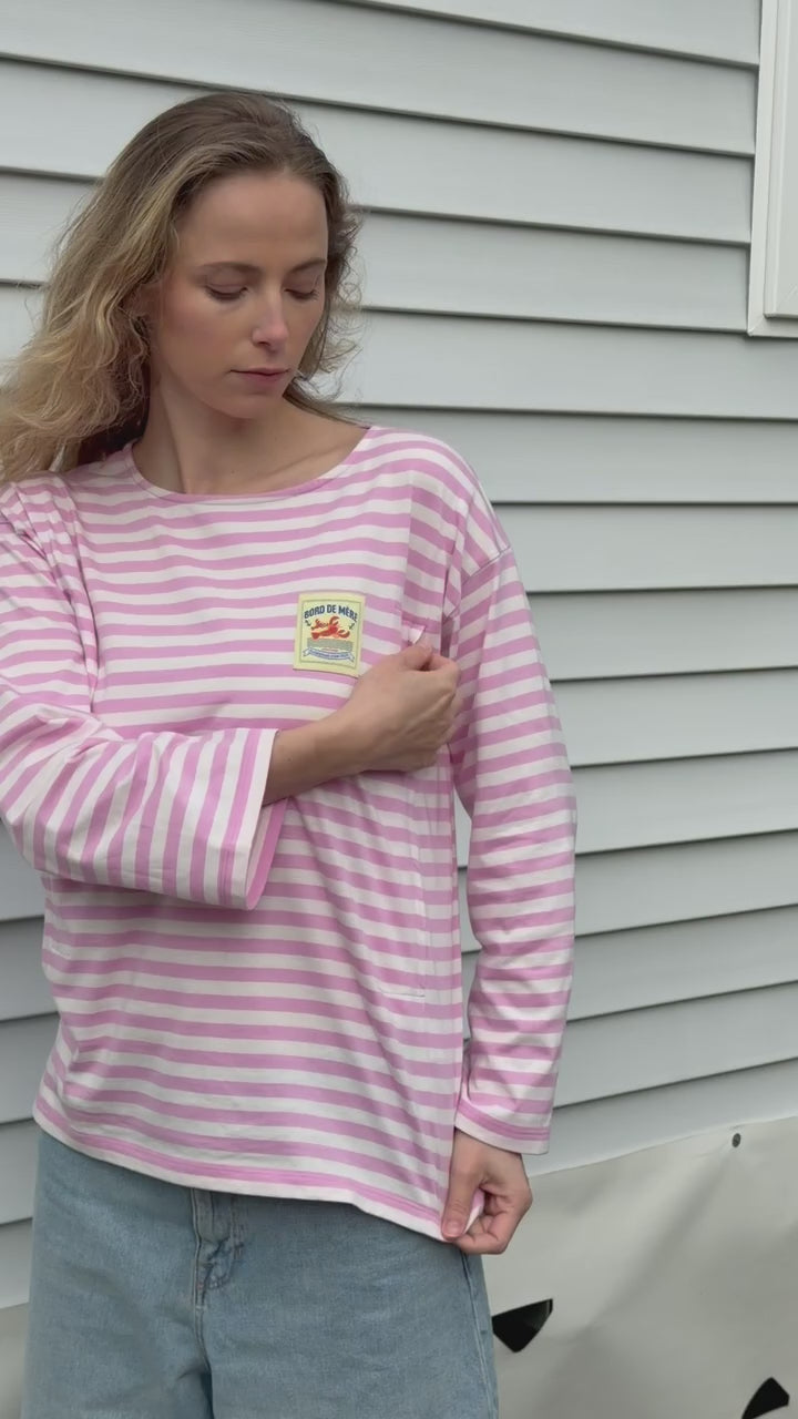 T-shirt Allaitant Mama'rinière Bord de Mère