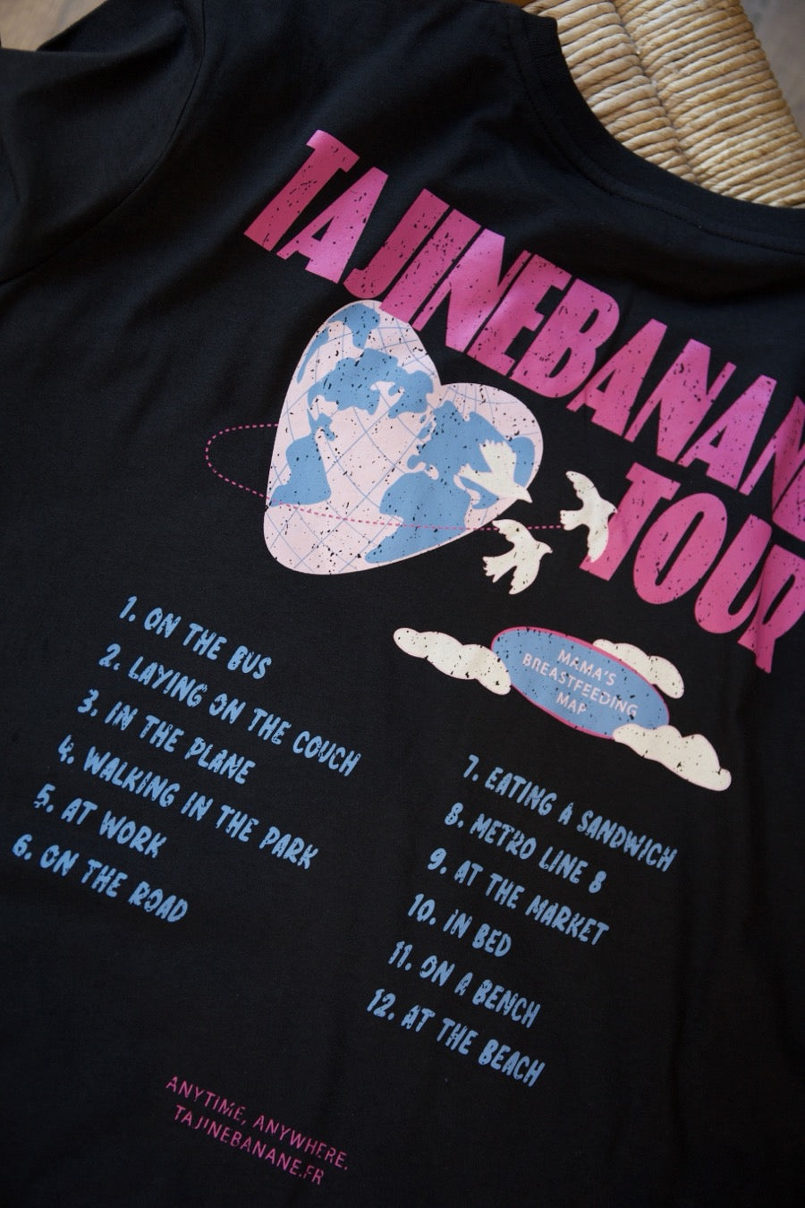 T-shirt Allaitant Tajinebanane Tour