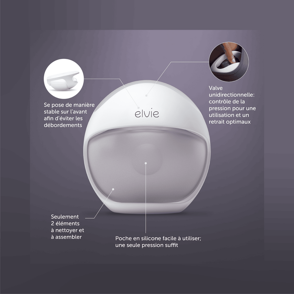 Elvie Curve - Tire-Lait Silicone Manuel